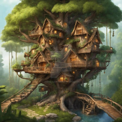Treehouse-Home by Ol-Tymer-59 on DeviantArt
