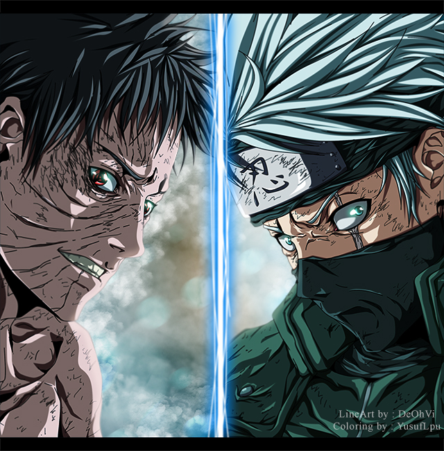 Naruto 686 - Obito And Kakashi