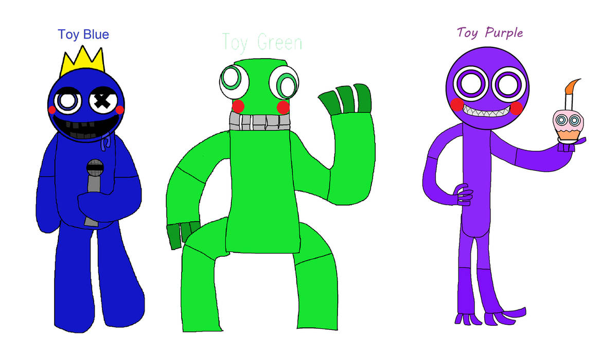 Minus Rainbow Friends concept. They're showbiz pizza-style animatronics for  some kind of learning center. Blue focuses on history, Green on science,  Orange on nature, and Purple on space : r/FridayNightFunkin
