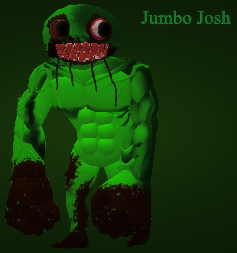 your character's reaction to Jumbo Josh by thecaredkid on DeviantArt