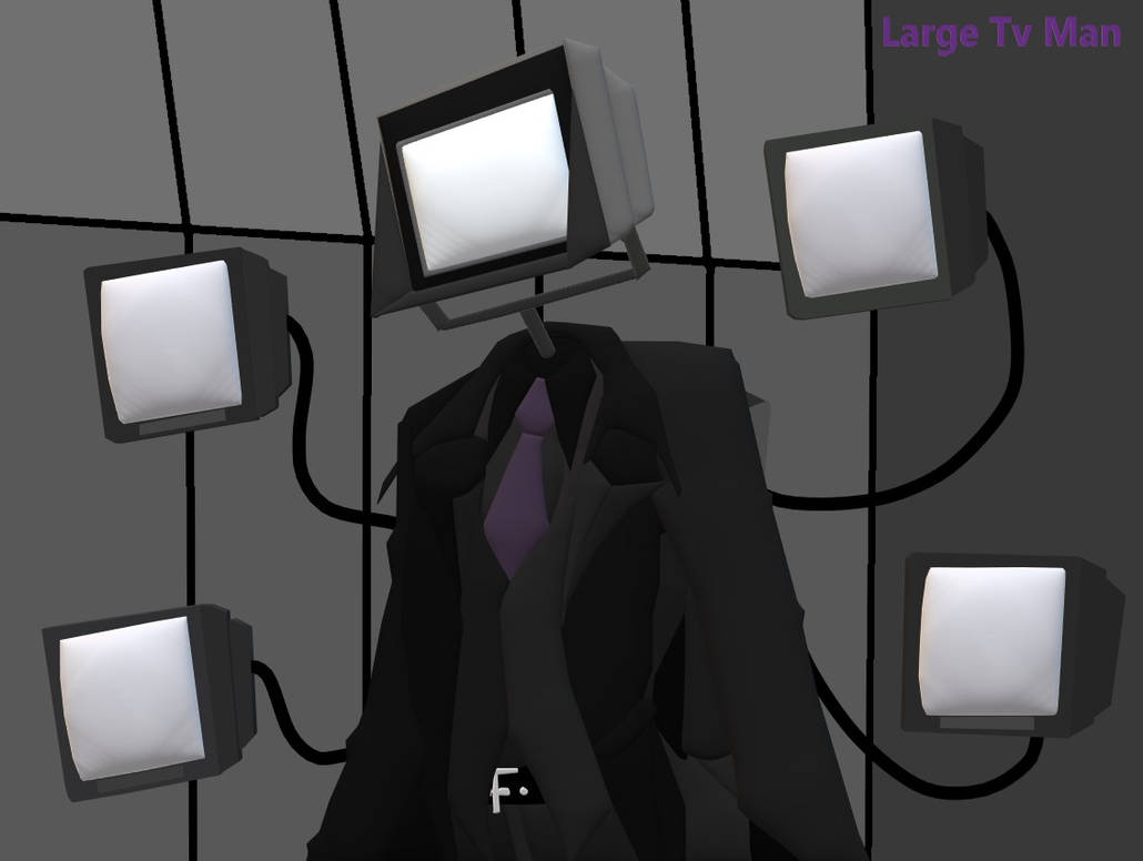 Tv Man Ruler large Tv Man Art 3D by jhedral on DeviantArt