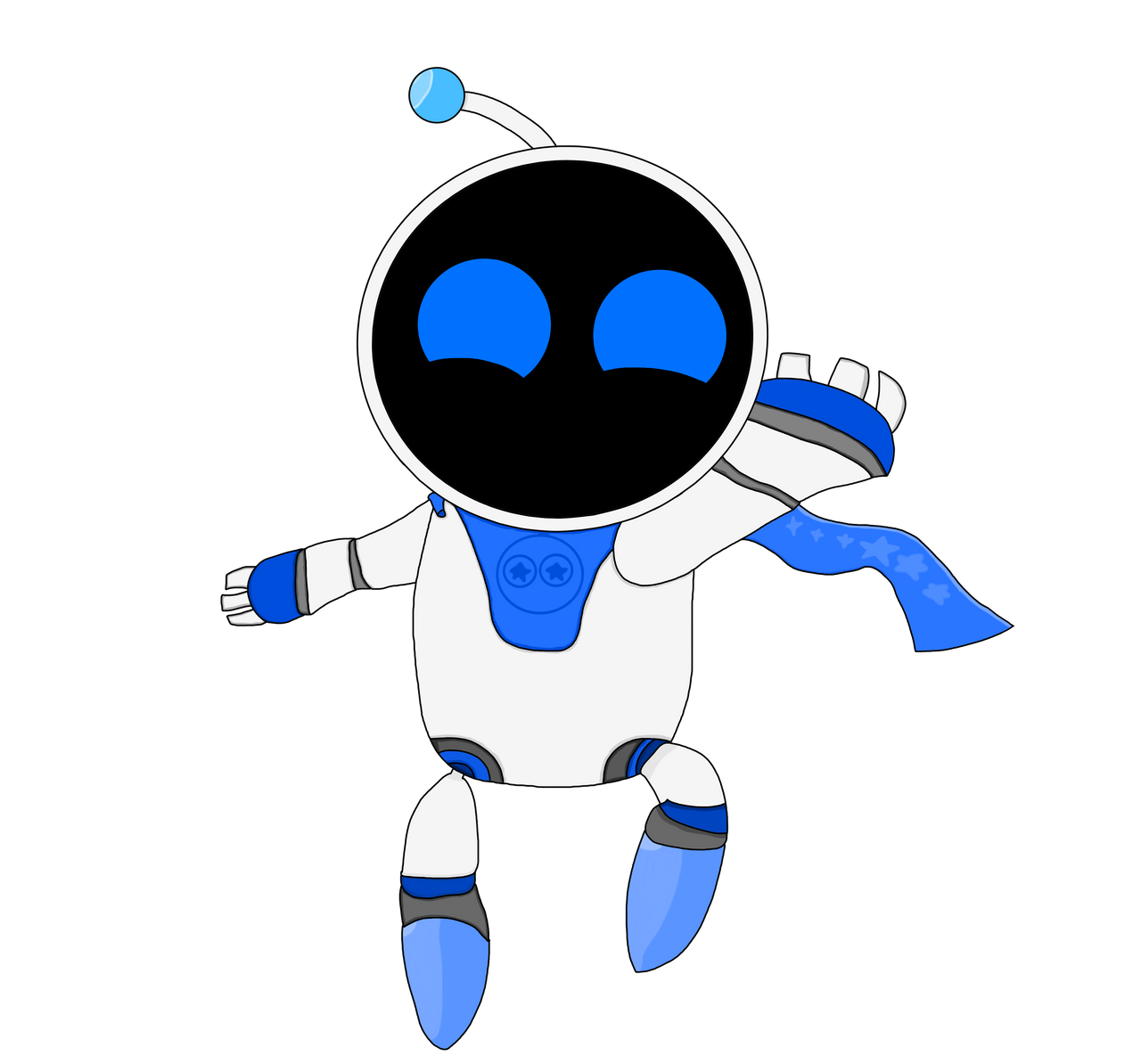 Astro Bot Render by jhedral on DeviantArt