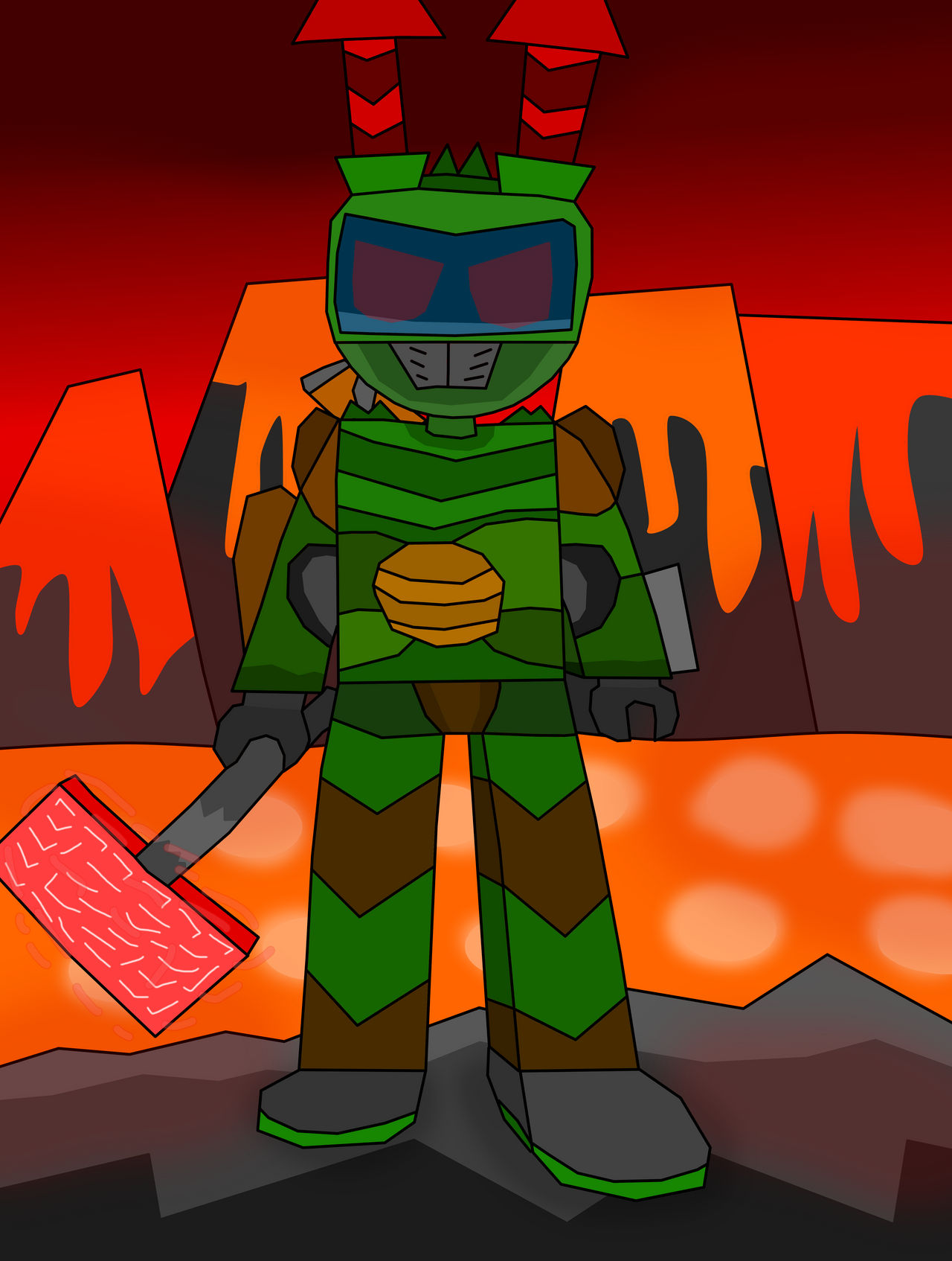 Doom Bot by jhedral on DeviantArt