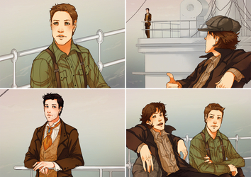 DC Titanic!AU: The First Time I Saw You by nella-fantasiaa