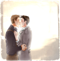 DC Titanic!AU: Kissing You by nella-fantasiaa