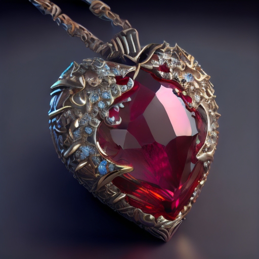 heart shaped amulet by HShadowarts on DeviantArt