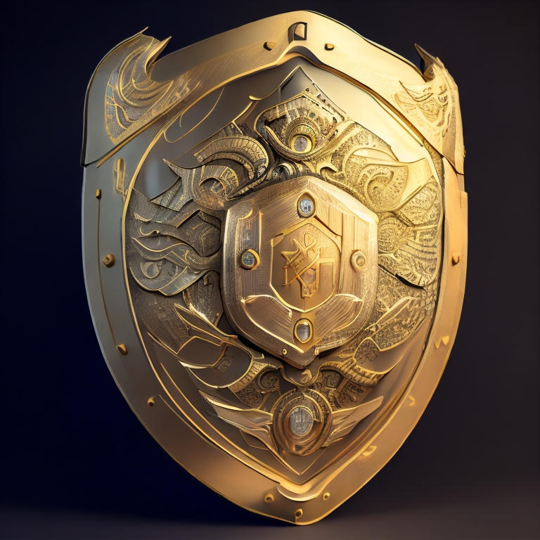 Small Gold Shield Gold Shield by HShadowarts on DeviantArt