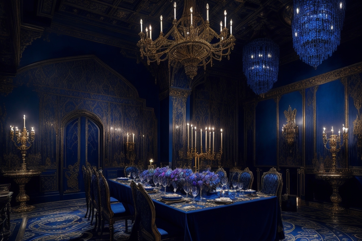 dining room of a luxurious castle by HShadowarts on DeviantArt