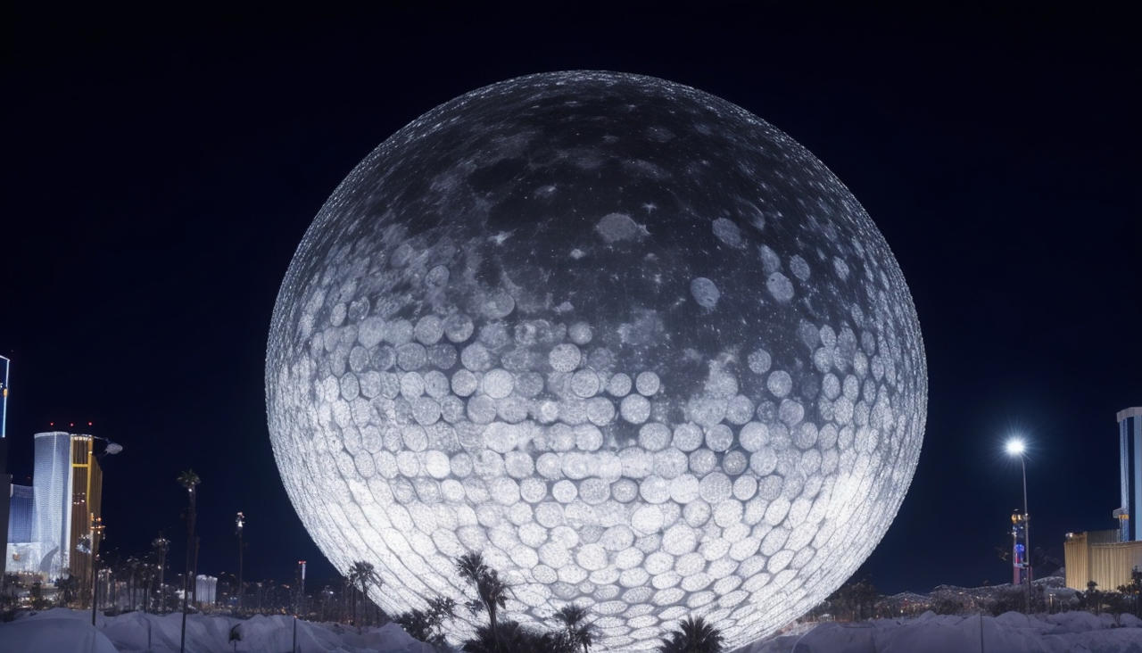 giant sphere in las vegas by HShadowarts on DeviantArt