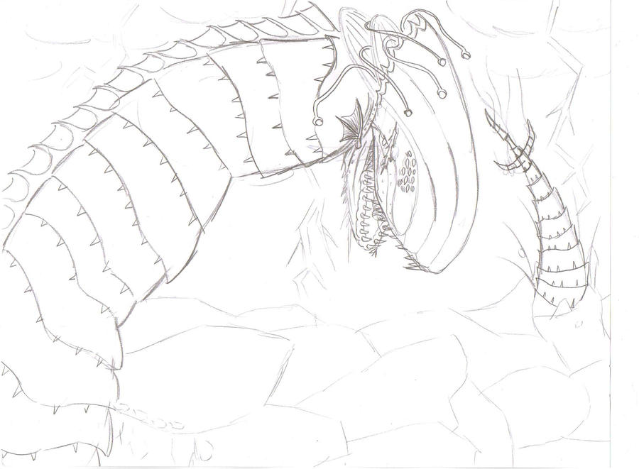 Fireworm Draw Shadow/Fire Worm by FallenLeviathan on DeviantArt