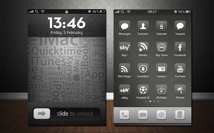 Glaskart iPhone Theme