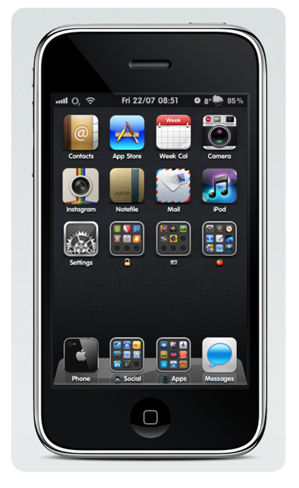 Black 3GS Minimal