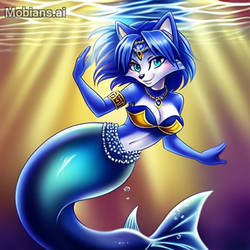 Krystal mermaid 14 (ai art)