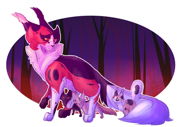 Mapleshade and her kits