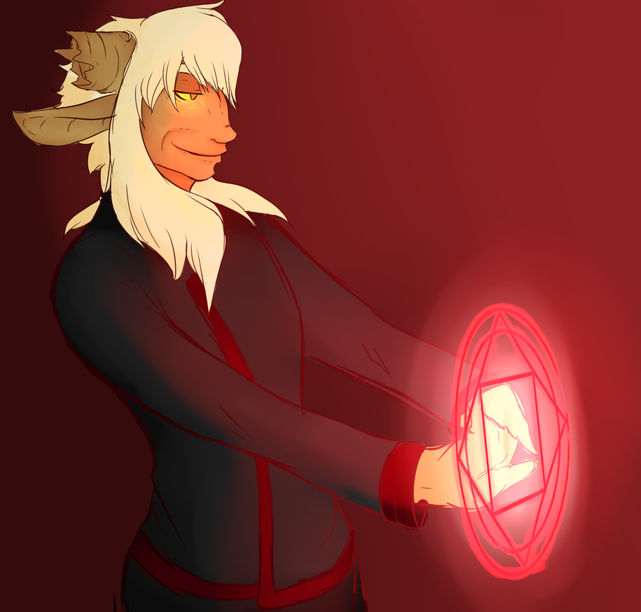 Halphas Casts a Spell by LindyLizards on DeviantArt