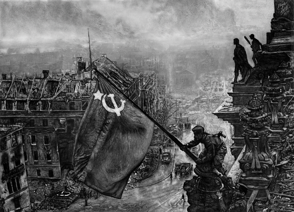 Флаг над берлином 1945