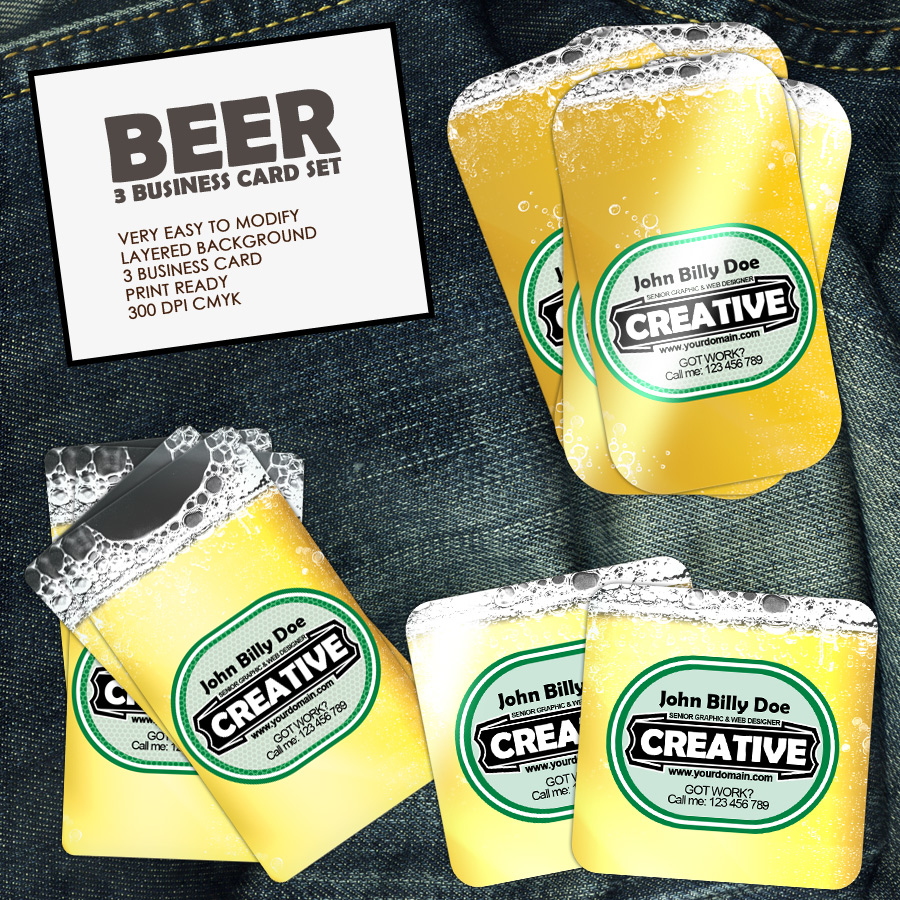 I Like Beer Business Cards by oliverstoys