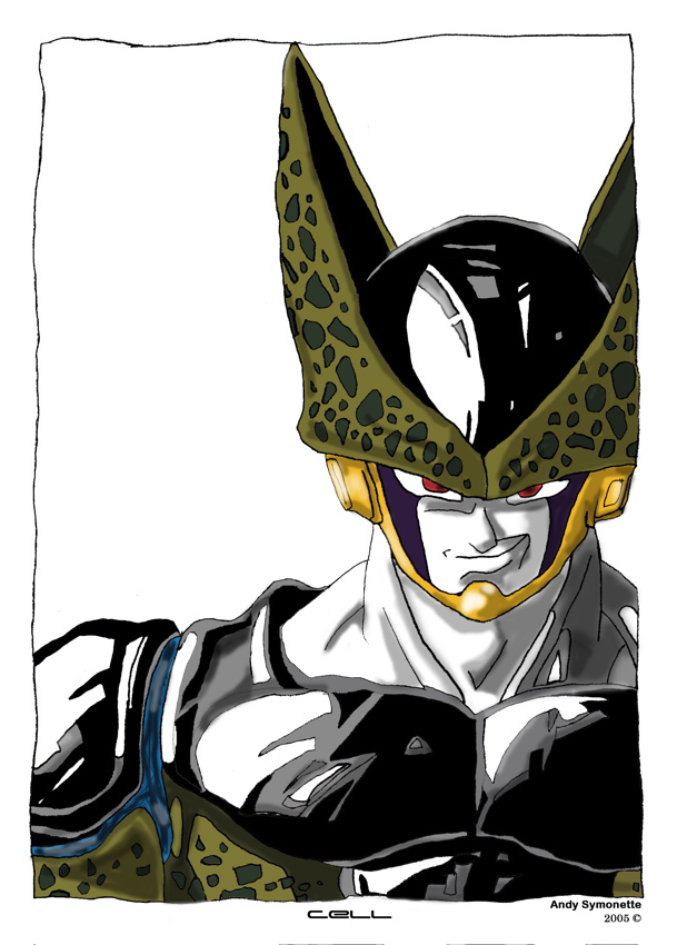 Cell From Dbz Drawing By Andy721 On Deviantart