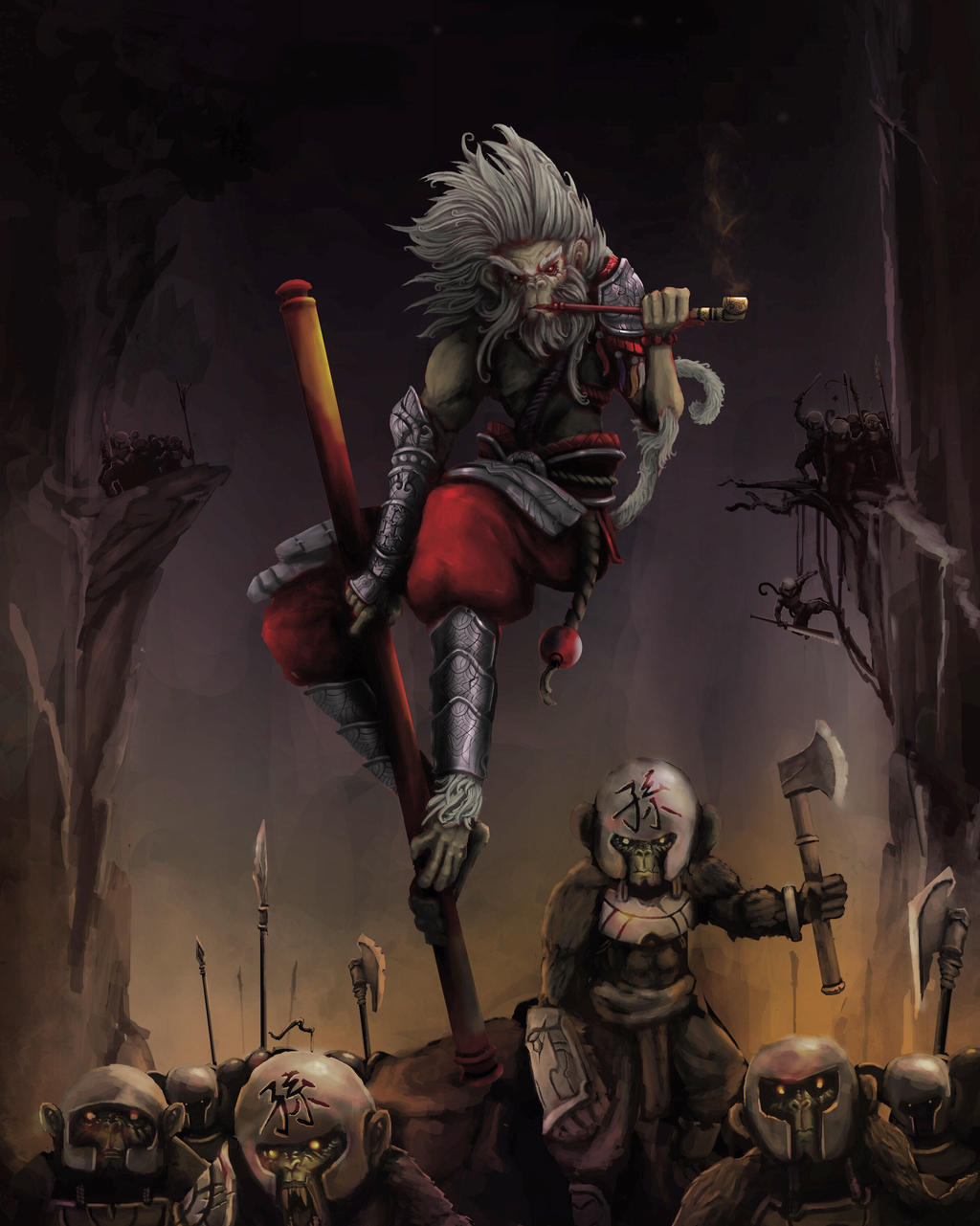 Monkey army by alextsaiart on DeviantArt