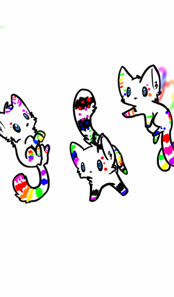 10 POINT RAINBOW KITTY ADOPTS :OPEN: