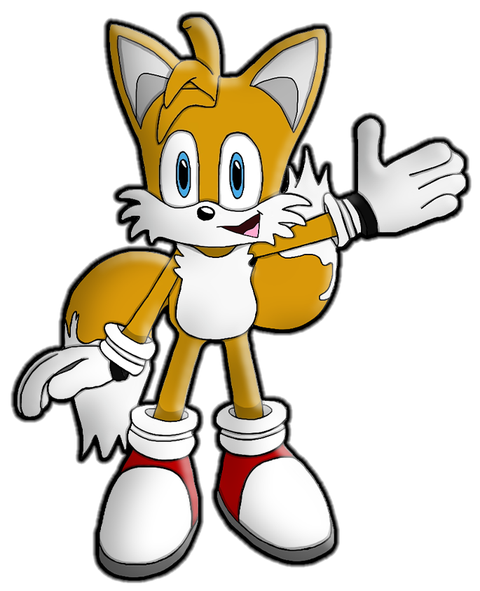 Tails render by Reddragon0115 on DeviantArt