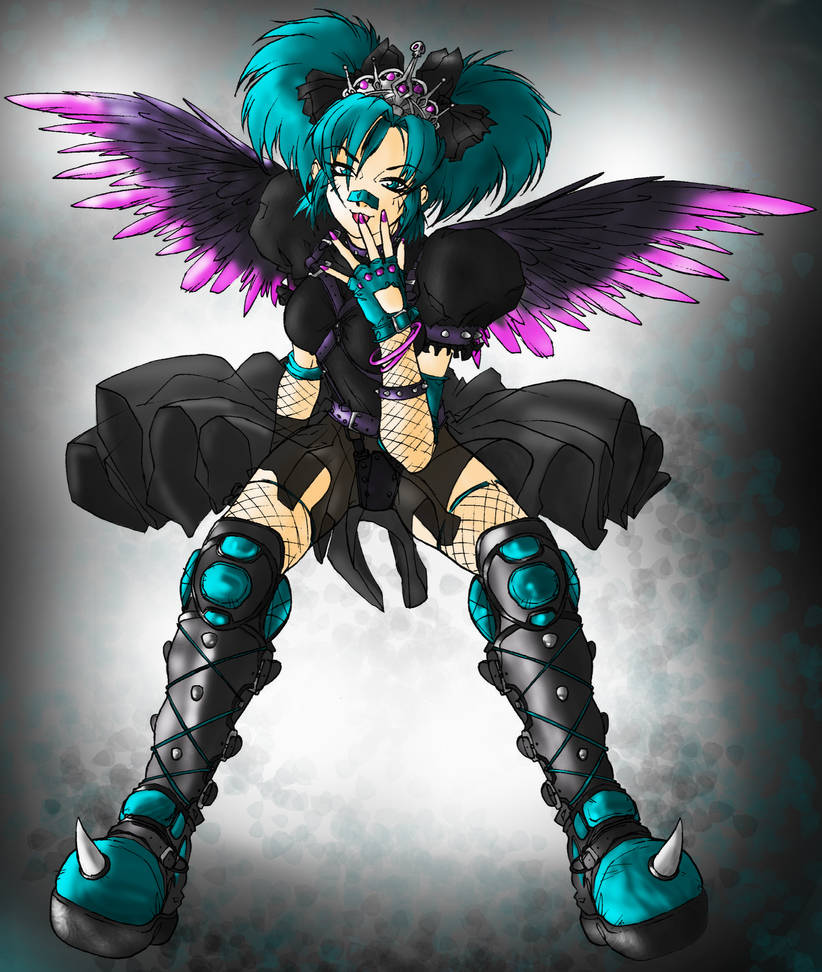 Gothic anime girl by El-President-ay on DeviantArt