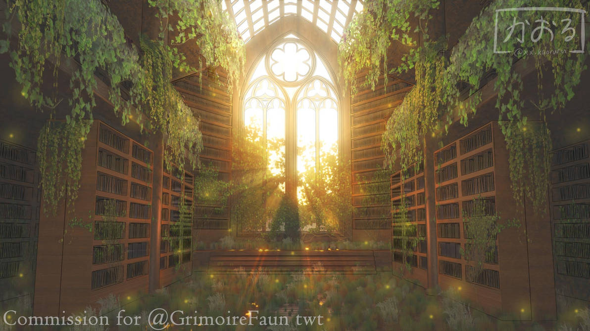 Forest library by riasae22 on DeviantArt