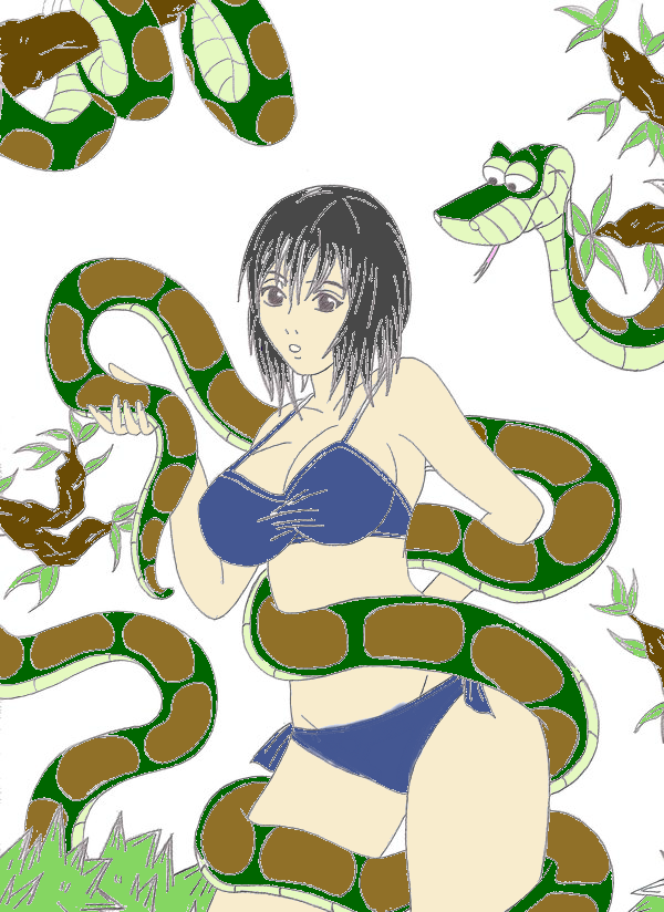 Kaa and Shizune Colored