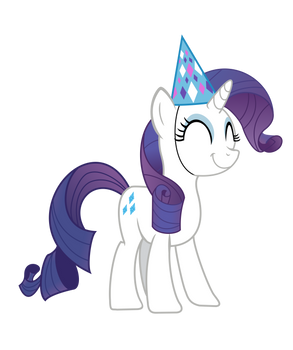 Rarity in a party hat