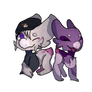 Purple Pink and Grey