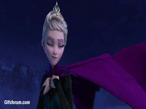 Elsa's Cape GIF