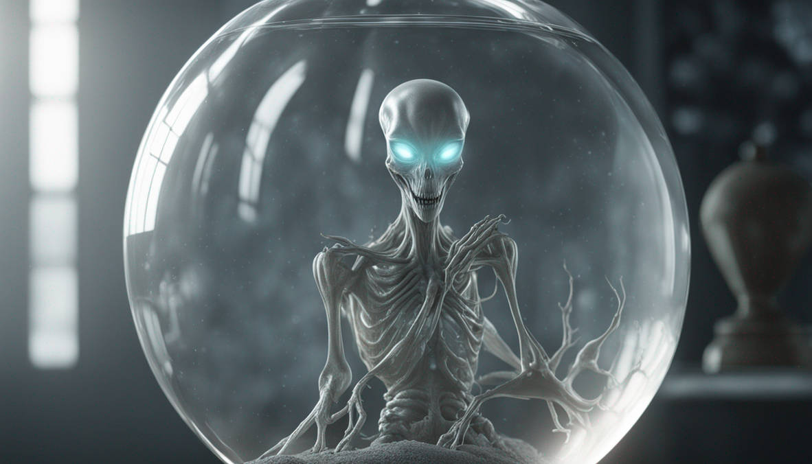 Ghost Sphere Weird Alien Ghost In Glass Sphere by dekrekiros on DeviantArt