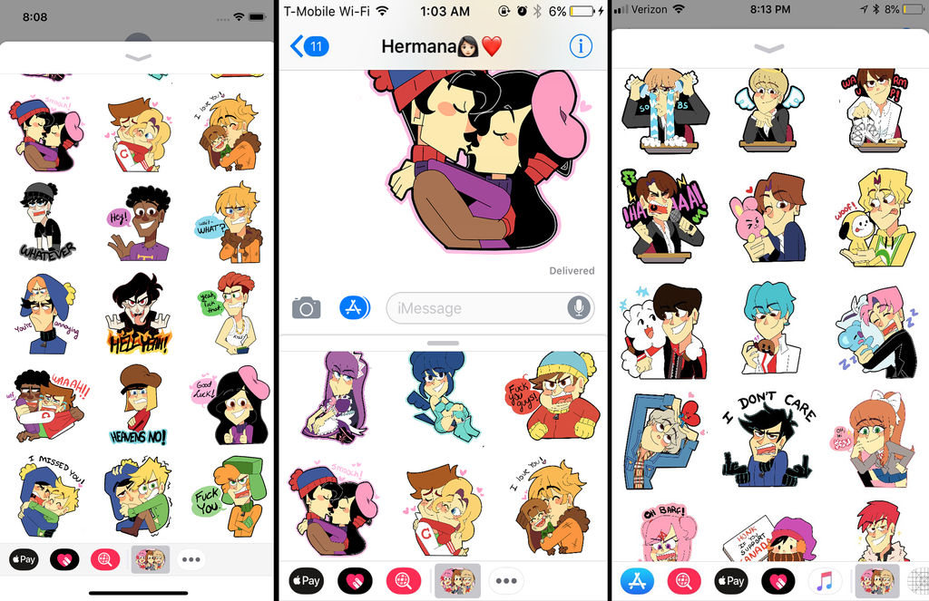 iMessage Stickers by Feri-Marife on DeviantArt