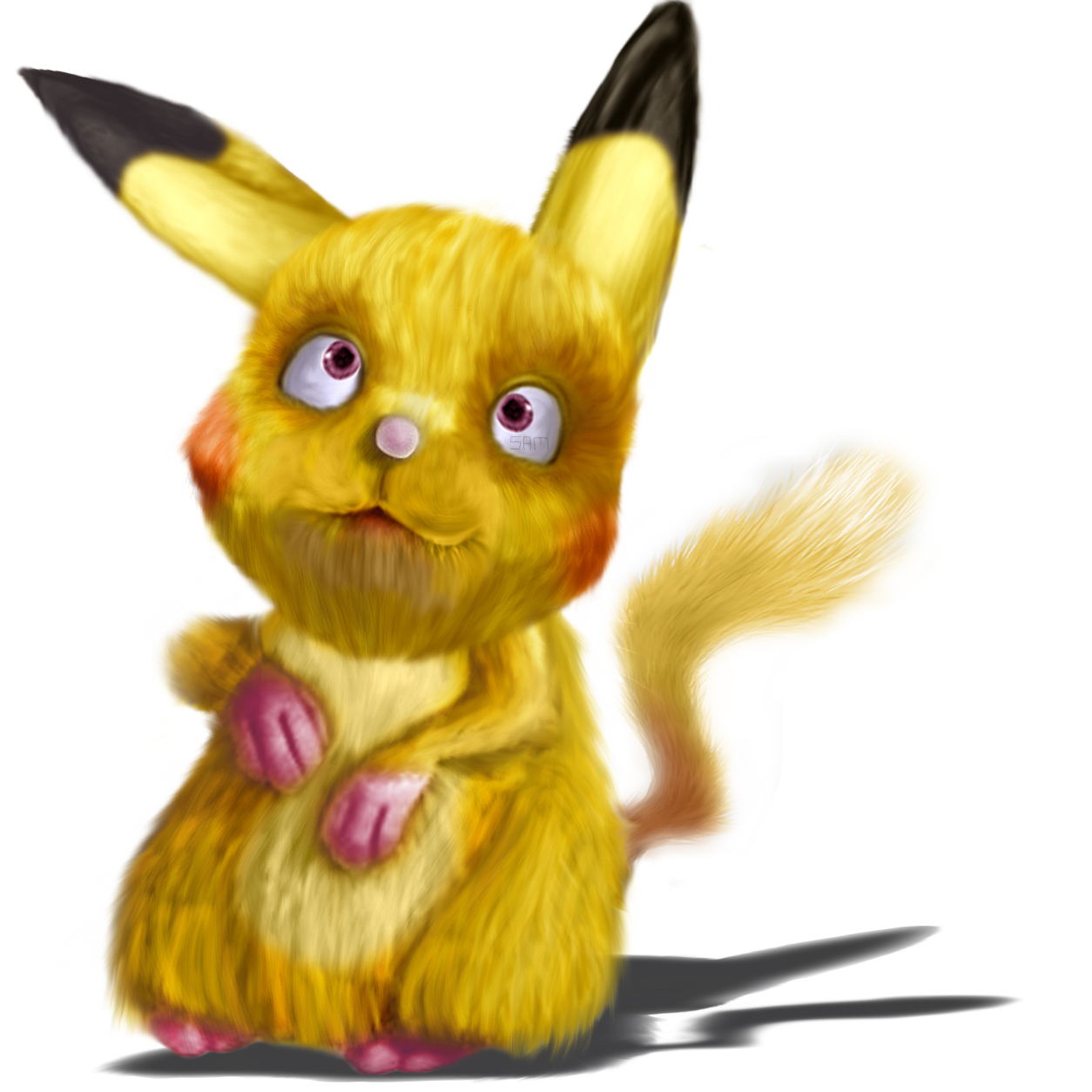 Realistic Pikachu by ChimeraCat on DeviantArt