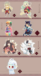 Adoptables-Japanese Folklore (AUCTION CLOSED)