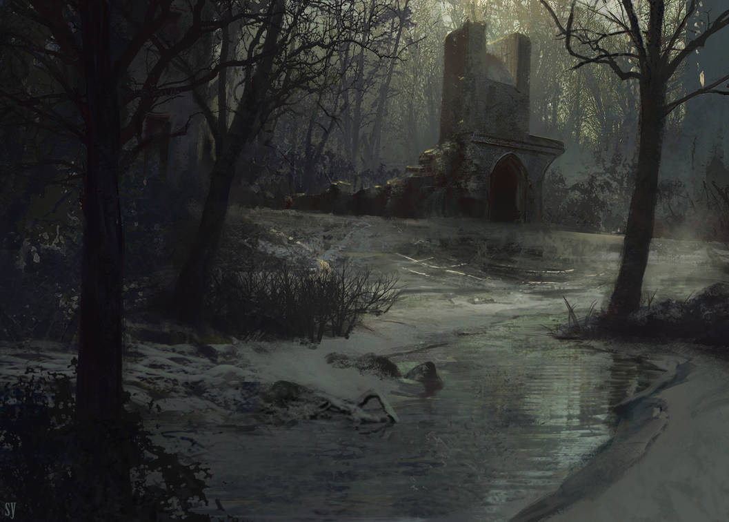 Frozen Swamp by seanyangart