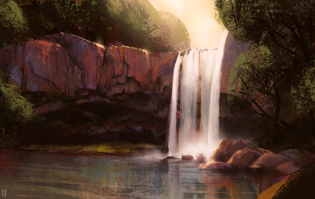 Digital Plein-Air 2 by seanyangart Digital Plein-Air 2 by seanyangart