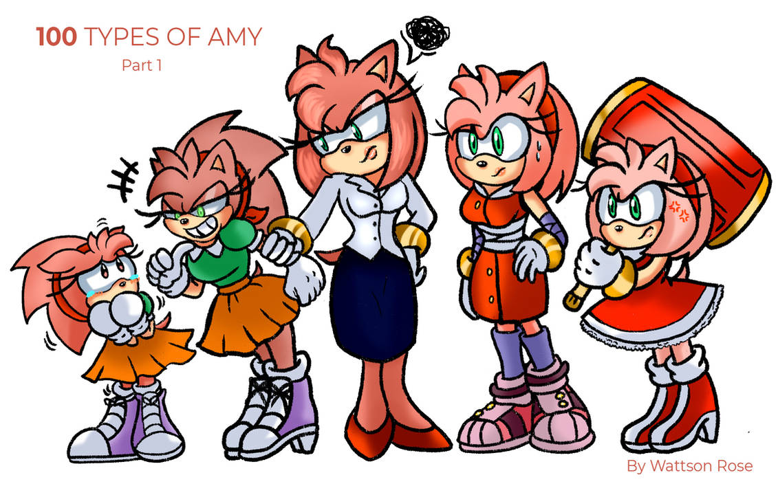 Amy Variants 100 types of Amy - Part 1 by WattsonRose on DeviantArt