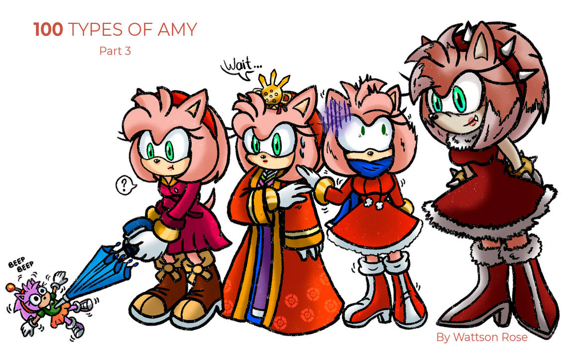 Amy Variants 100 types of Amy - Part 3 by WattsonRose on DeviantArt
