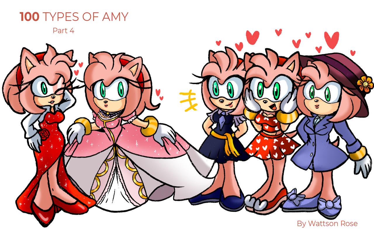 Amy Variants 100 types of Amy - Part 4 by WattsonRose on DeviantArt