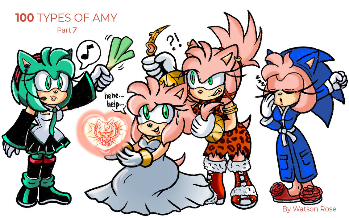 Amy Variants 100 types of Amy - Part 7 by WattsonRose on DeviantArt