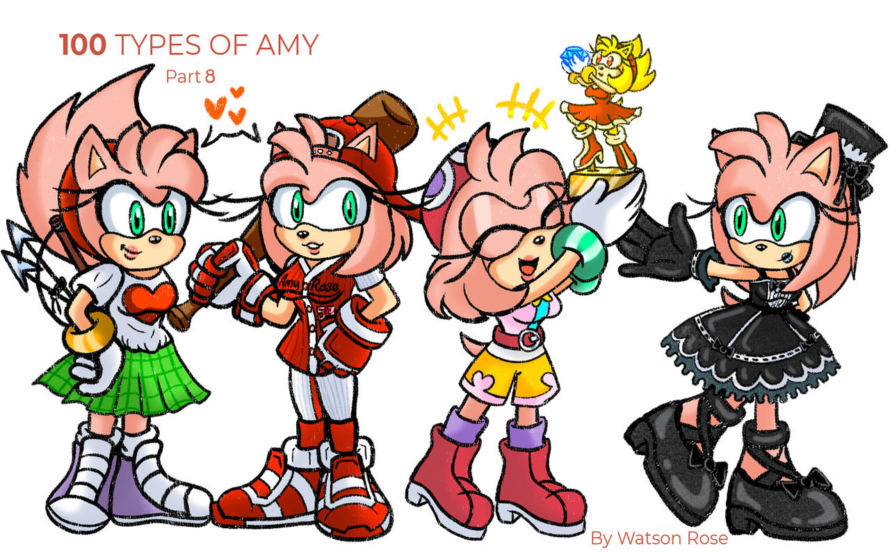 Amy Variants 100 types of Amy - Part 8 by WattsonRose on DeviantArt