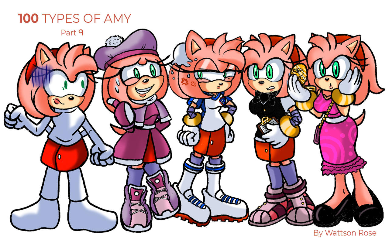 Amy Variants 100 types of Amy - Part 9 by WattsonRose on DeviantArt