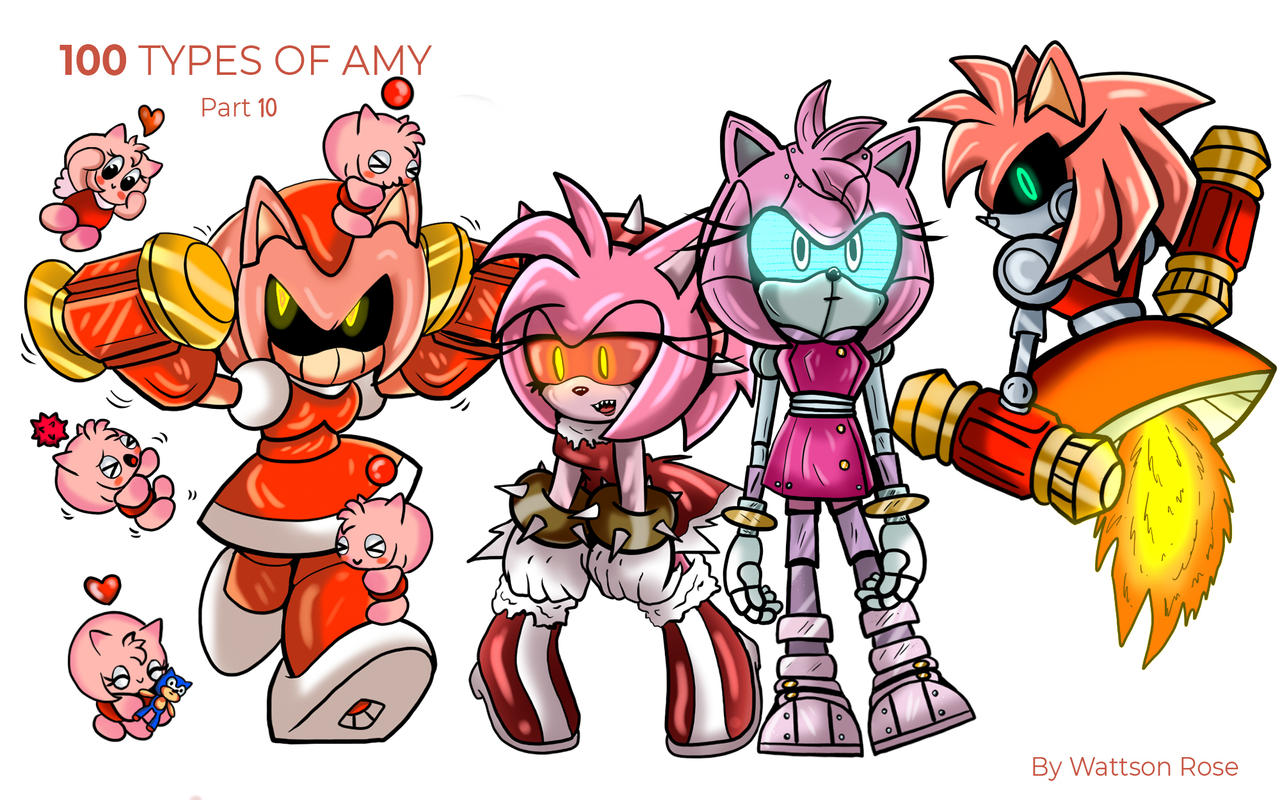 Amy Variants 100 types of Amy - Part 10 by WattsonRose on DeviantArt