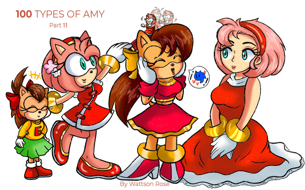 Amy Variants 100 types of Amy - Part 11 by WattsonRose on DeviantArt