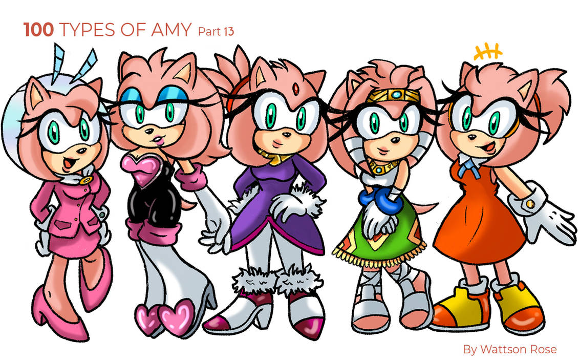Amy Variants 100 types of Amy - Part 13 by WattsonRose on DeviantArt