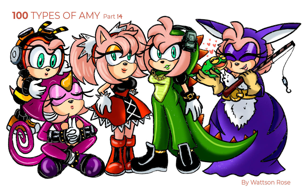 Amy Variants 100 types of Amy - Part 14 by WattsonRose on DeviantArt