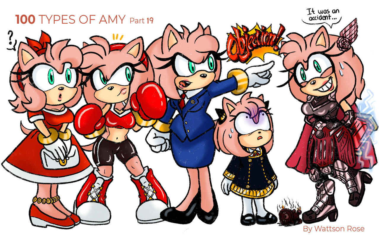 Amy Variants 100 types of Amy - Part 19 by WattsonRose on DeviantArt