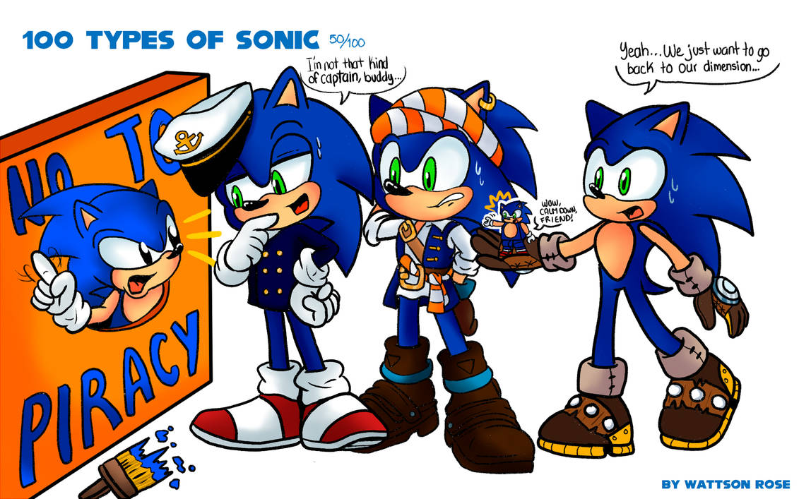 100 types of Sonic - Part 10 by WattsonRose on DeviantArt