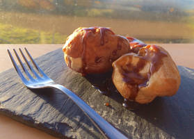 Profiteroles with a view